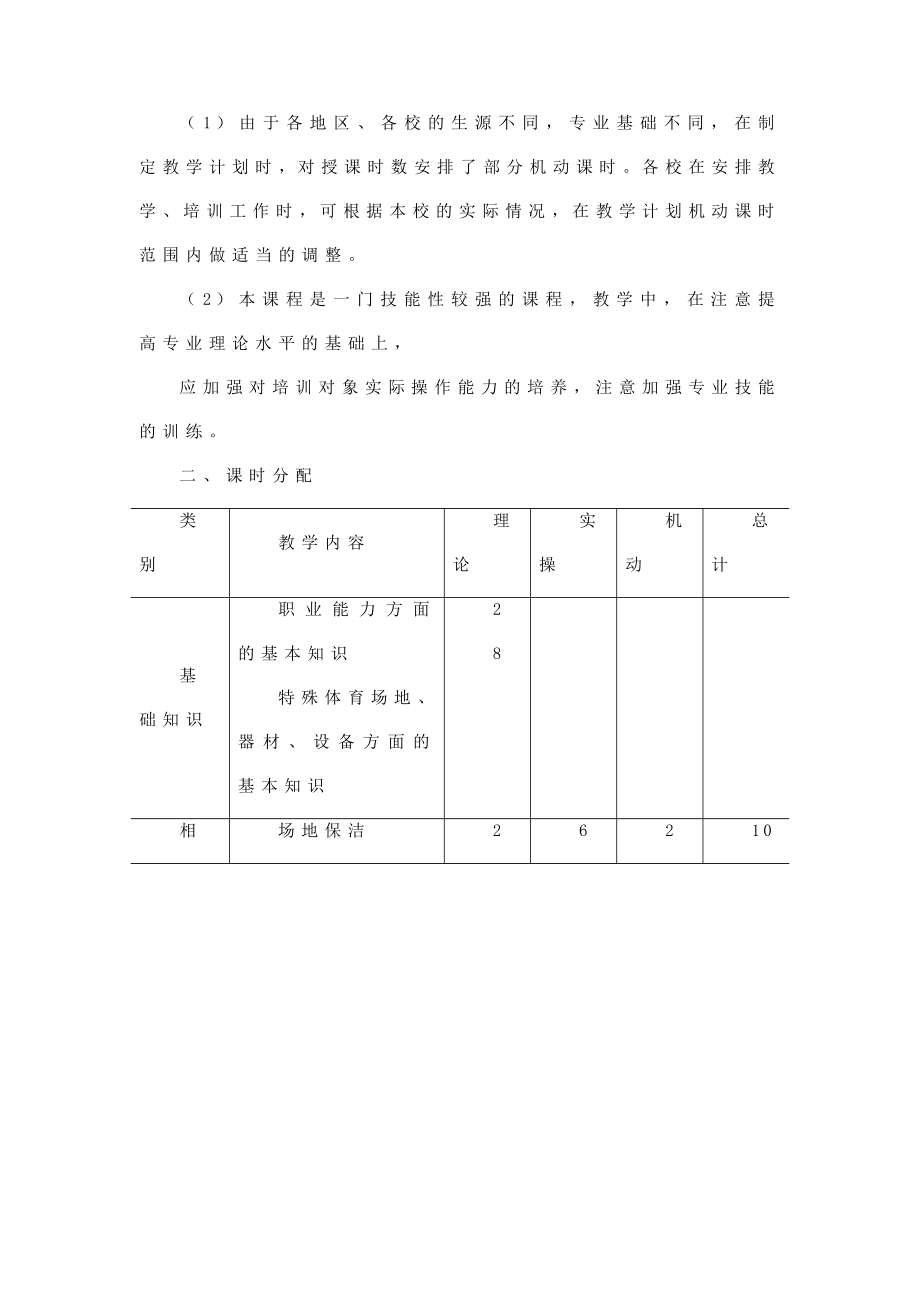 体育场地工技师培训大纲.doc_第2页