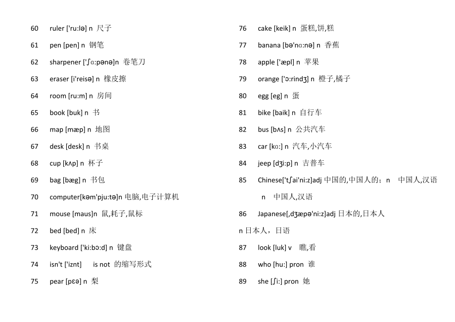 【单词】人教版初中英语单词大全.doc_第3页