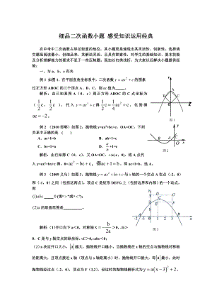 中考二次函数选择填空难题讲解.doc