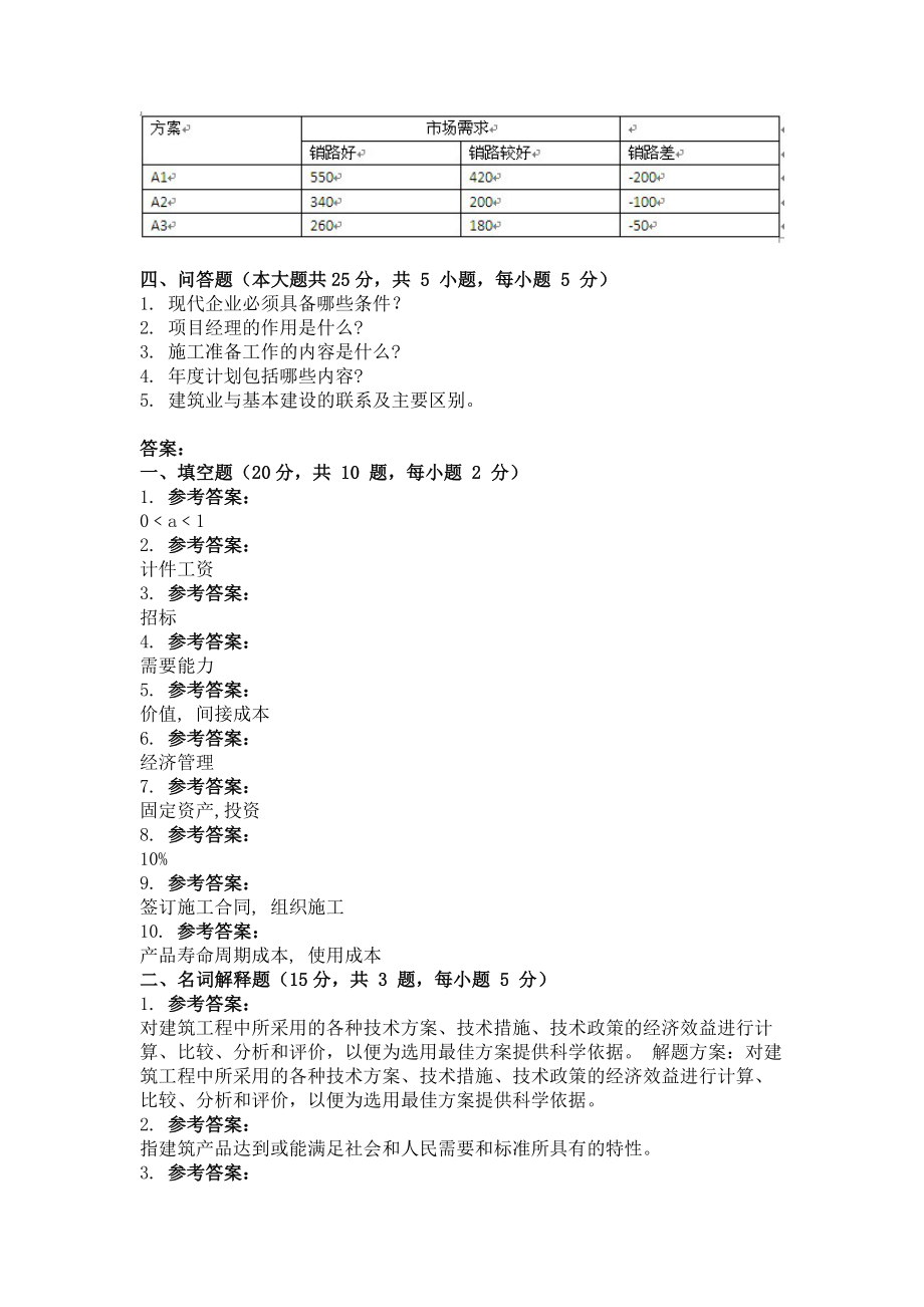 12月考试建筑经济与企业管理第三次作业.doc_第2页