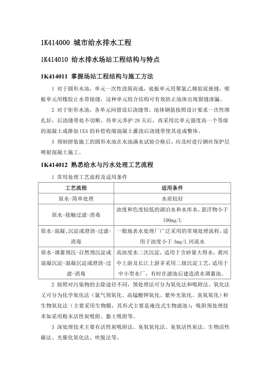 一级建造师市政工程重点整理.doc_第1页