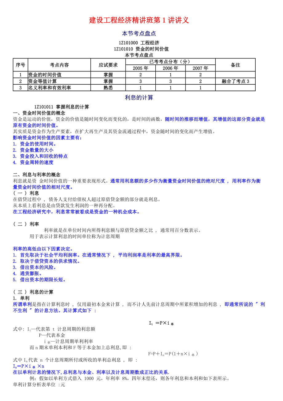 建设工程经济精讲班讲义.doc_第1页