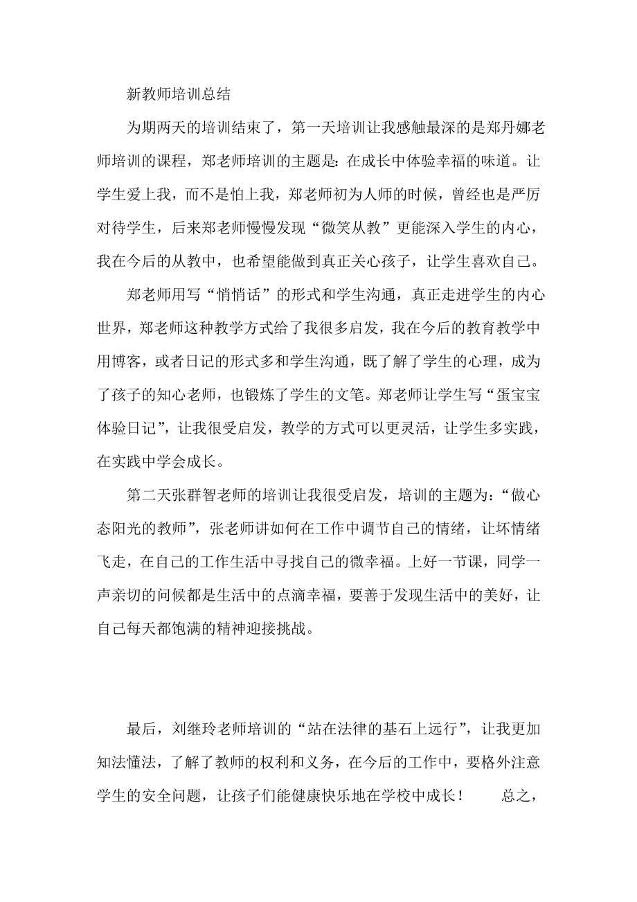 新教师培训总结.doc_第1页