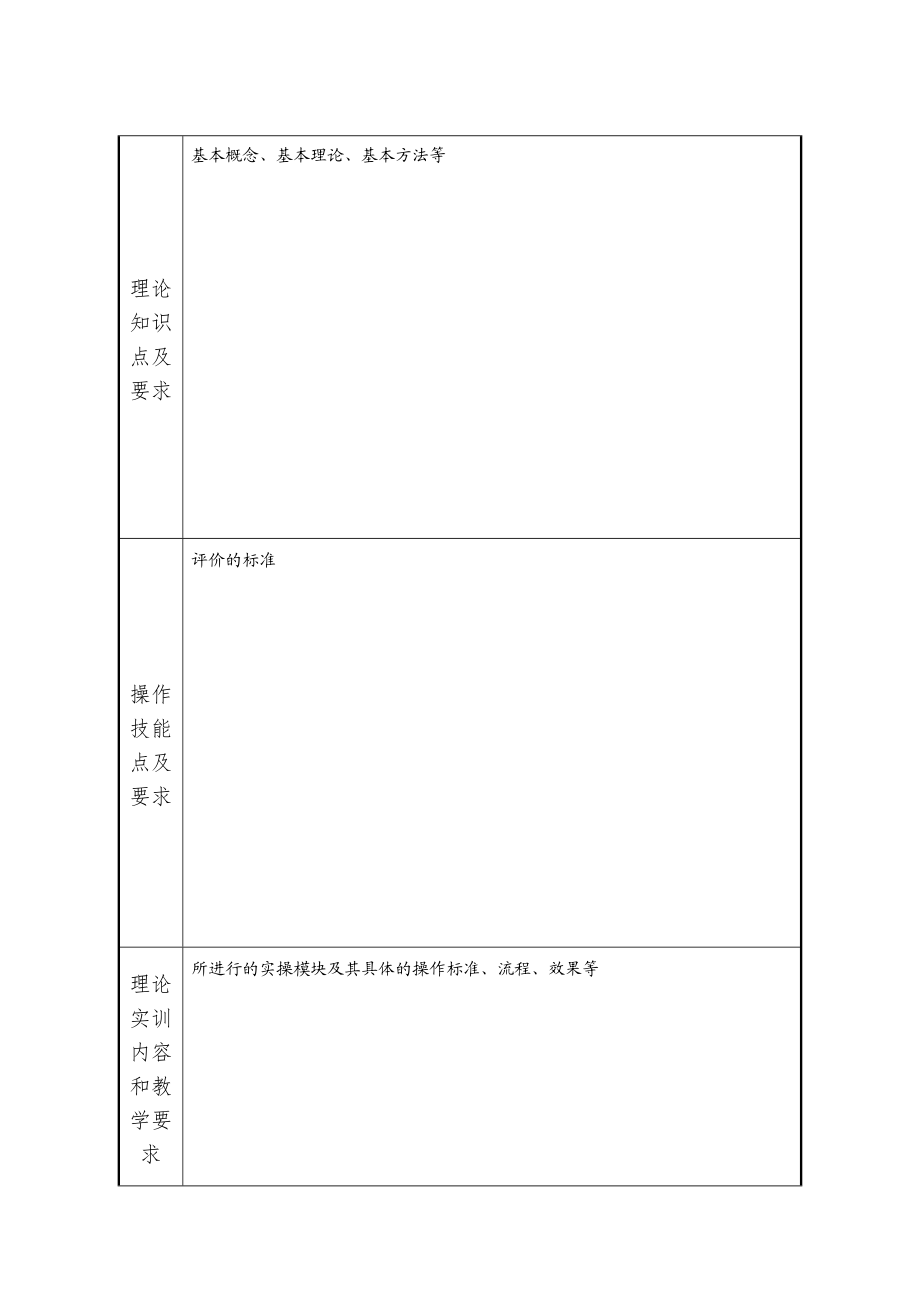 民政行业职业技能培训教案（参考格式） .doc_第2页