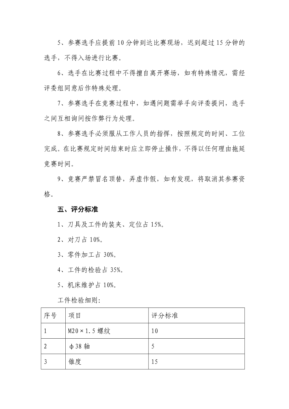 数控车工技能模拟赛方案.doc_第2页