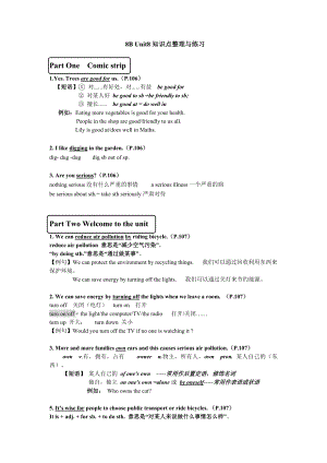 [译林版]8B-Unit-8-知识点整理与练习.doc