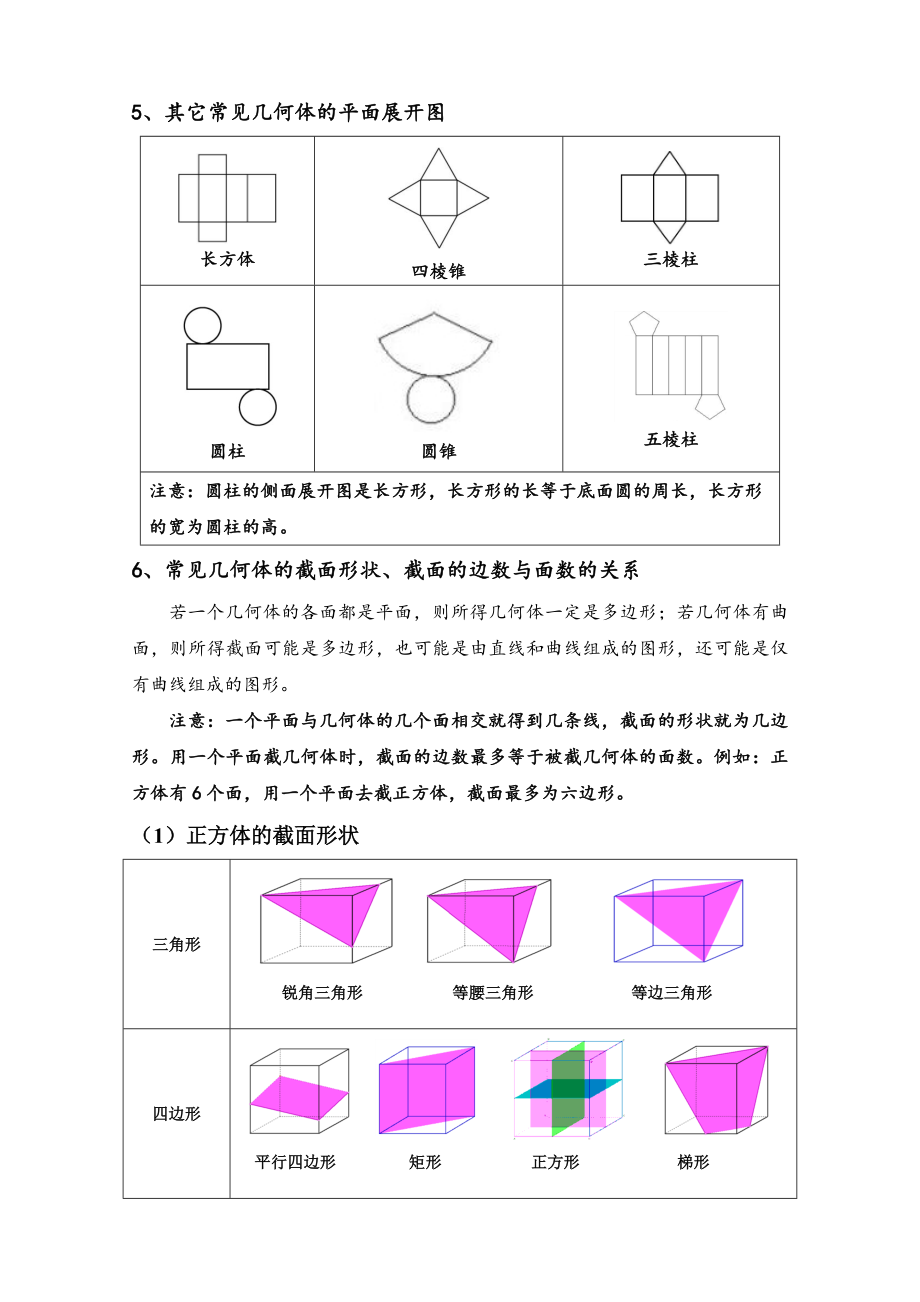 鲁教版数学(五四制)六年级上册主要知识点.docx_第3页