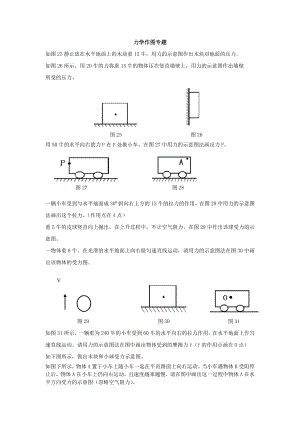 初中物理力学作图专题.doc