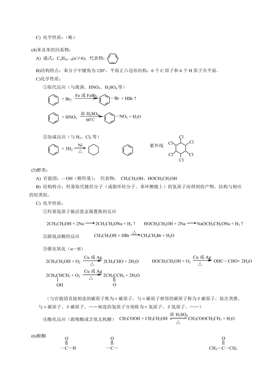 高一化学必修2有机化学知识点归纳(二)课件.doc_第2页