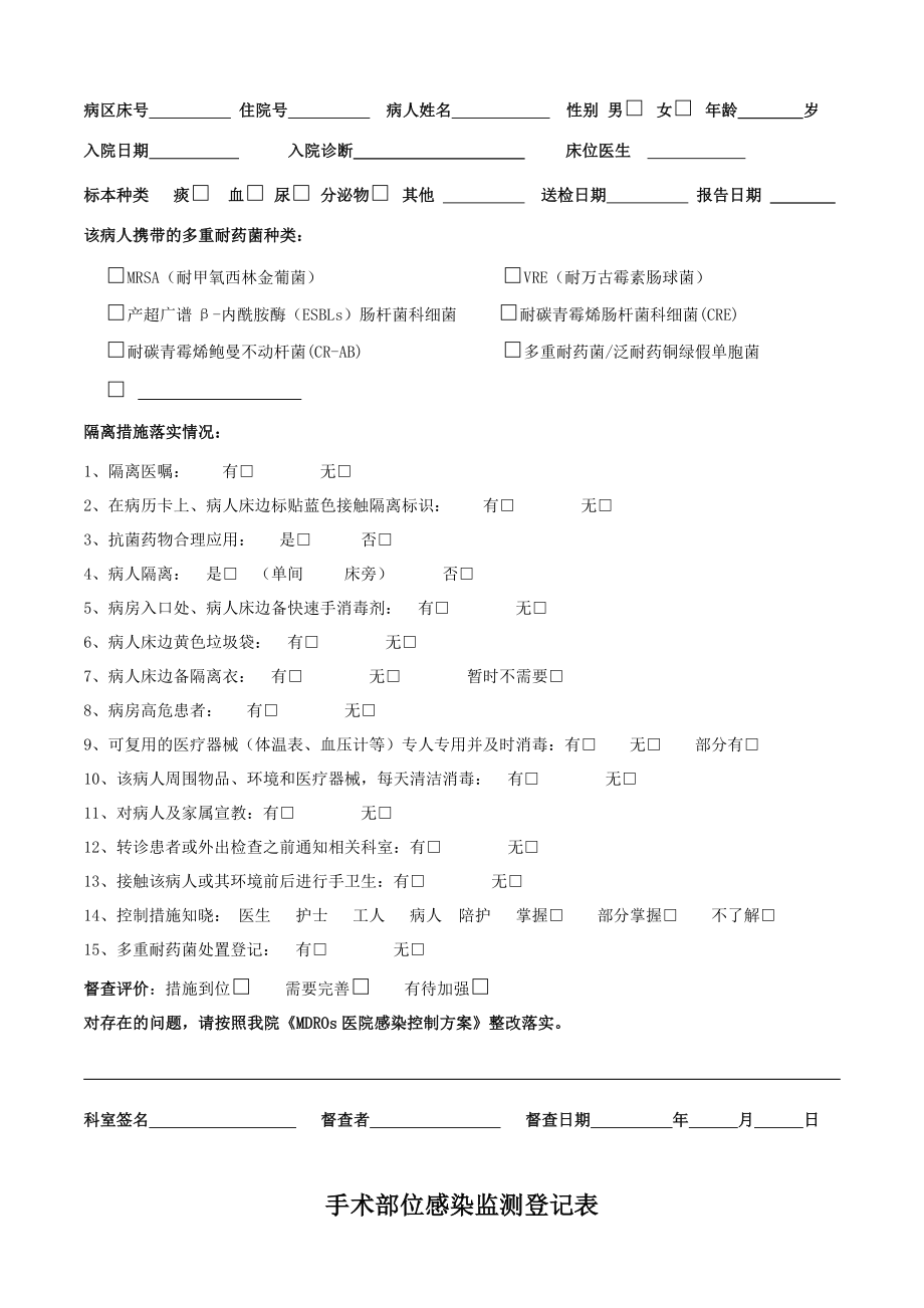 院感各种监测表汇总课件.doc_第3页