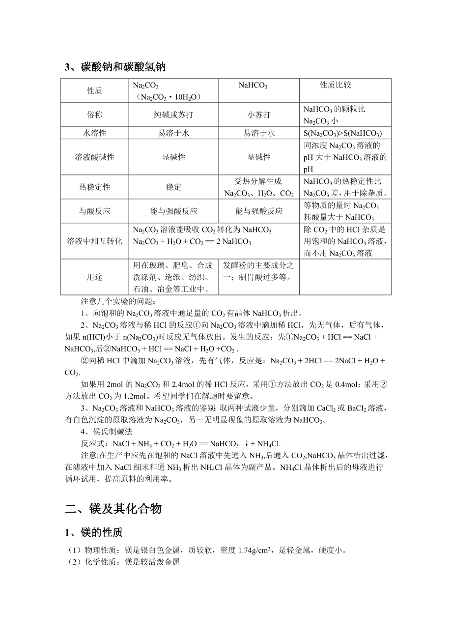 高三复习-金属单质及其化合物-背诵知识点.doc_第2页