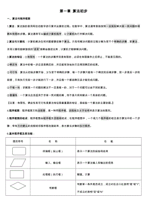 高级中学数学必修三知识点归纳.doc