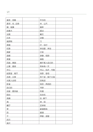 译林版7B全册单词表.doc