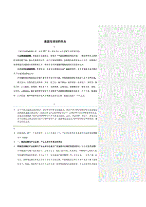 集团品牌架构规划.doc