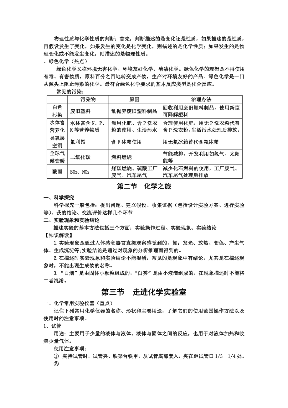 鲁教版初中化学复习提纲.doc_第2页