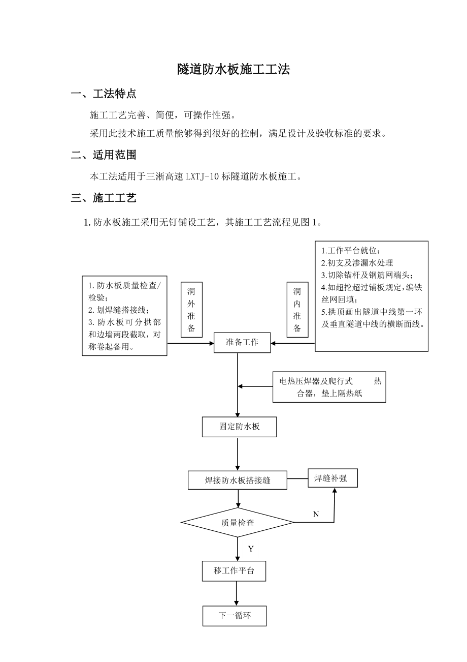 隧道防水板施工工法.doc_第1页