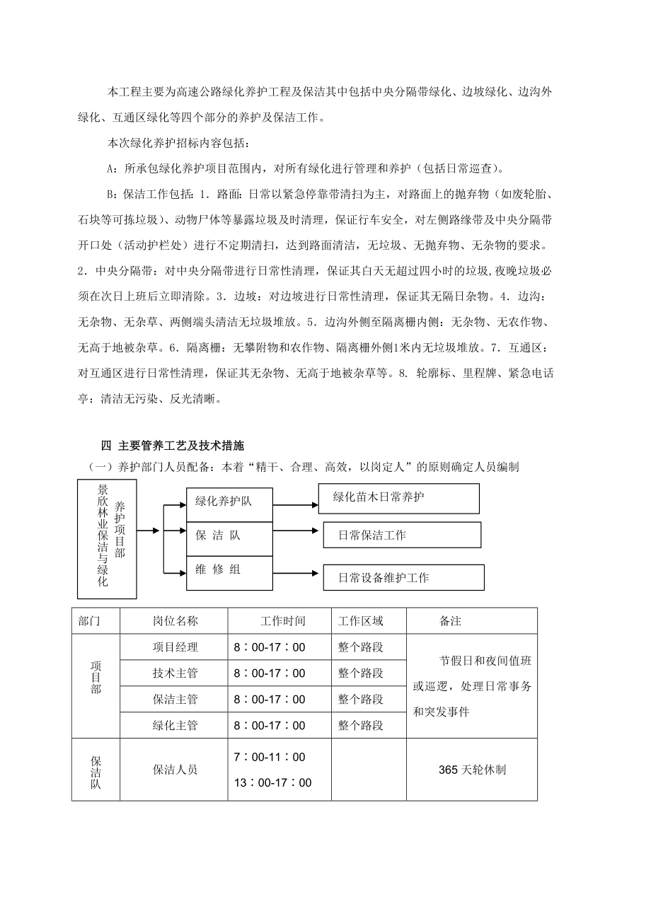 高速公路绿化养护方案.doc_第2页