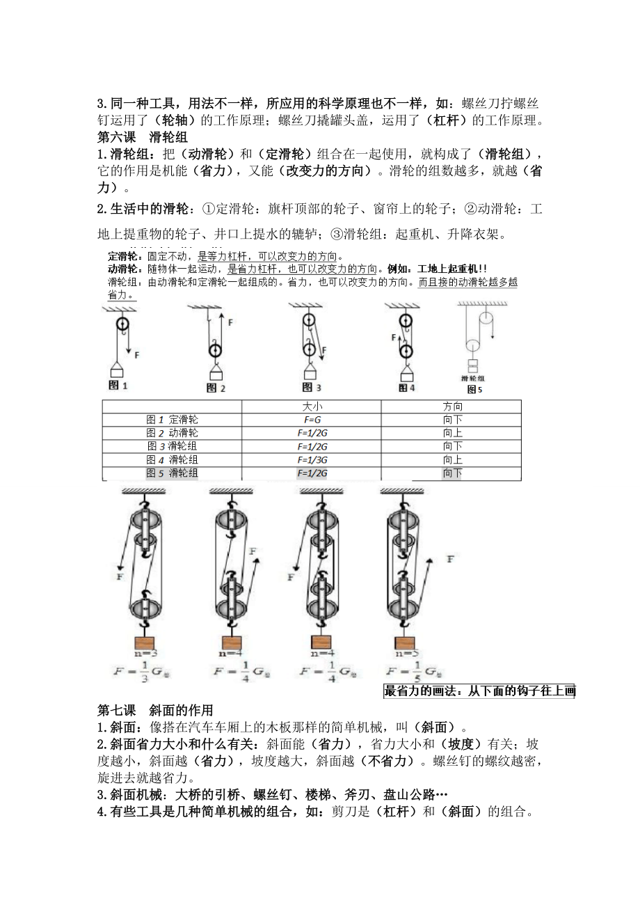 教科版六年级上册科学知识点总结.doc_第3页