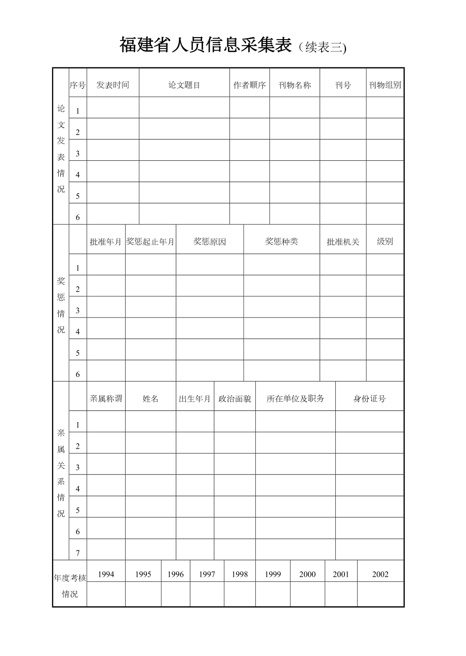 福建省人员信息采集表.doc_第3页