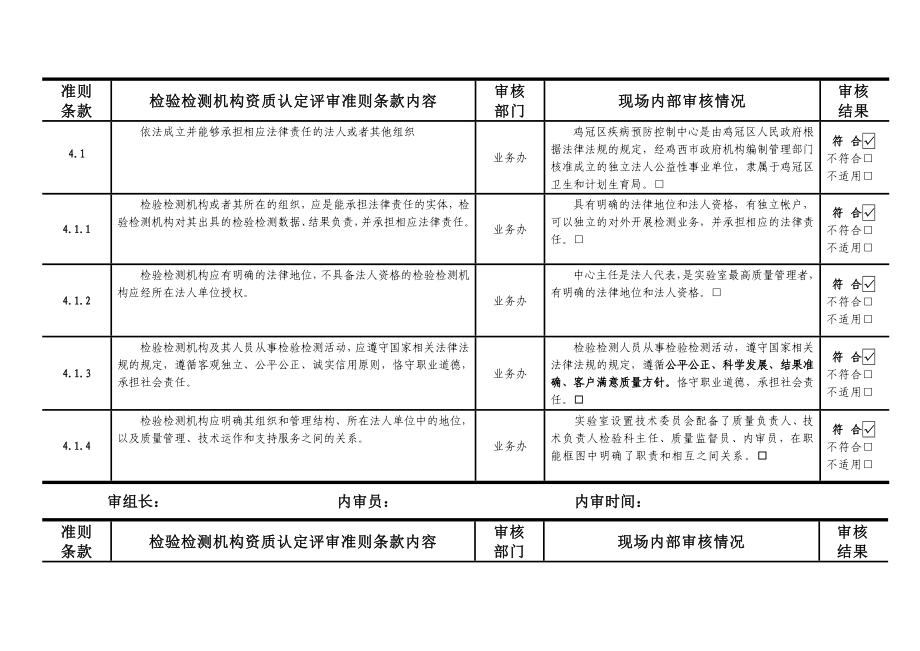 新内审检查表图文.doc_第1页