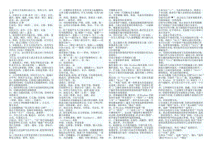 秘书资格考试 秘书四级 基础知识复习资料 考试小抄.doc