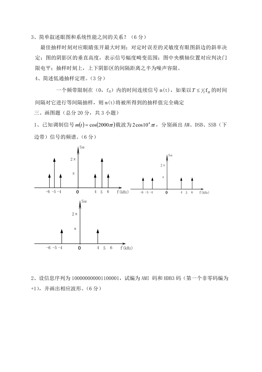 通信原理期末考试试题及答案.doc_第2页