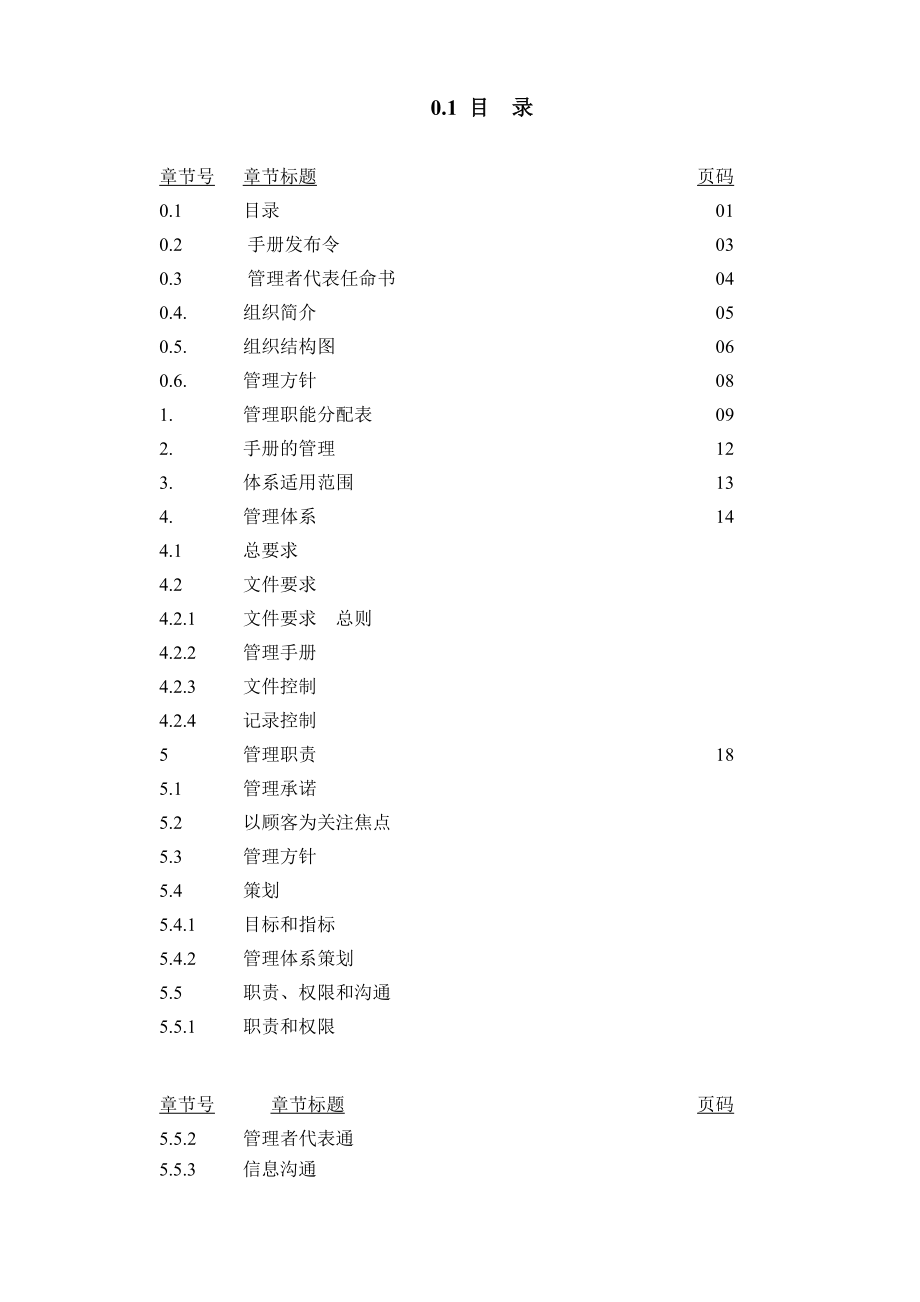 工程建设有限公司QMS EMS OHSMS质量环境职业健康安全管理手册.doc_第2页