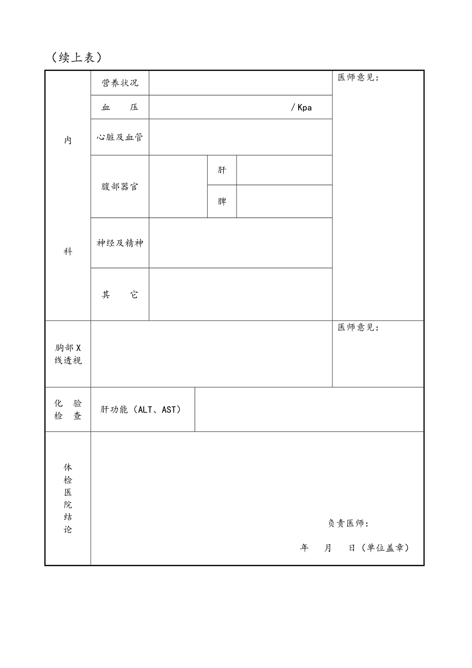 贵州省申请认定教师资格体检表.doc_第2页