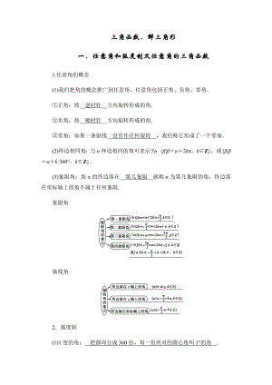 三角函数最全知识点总结.doc