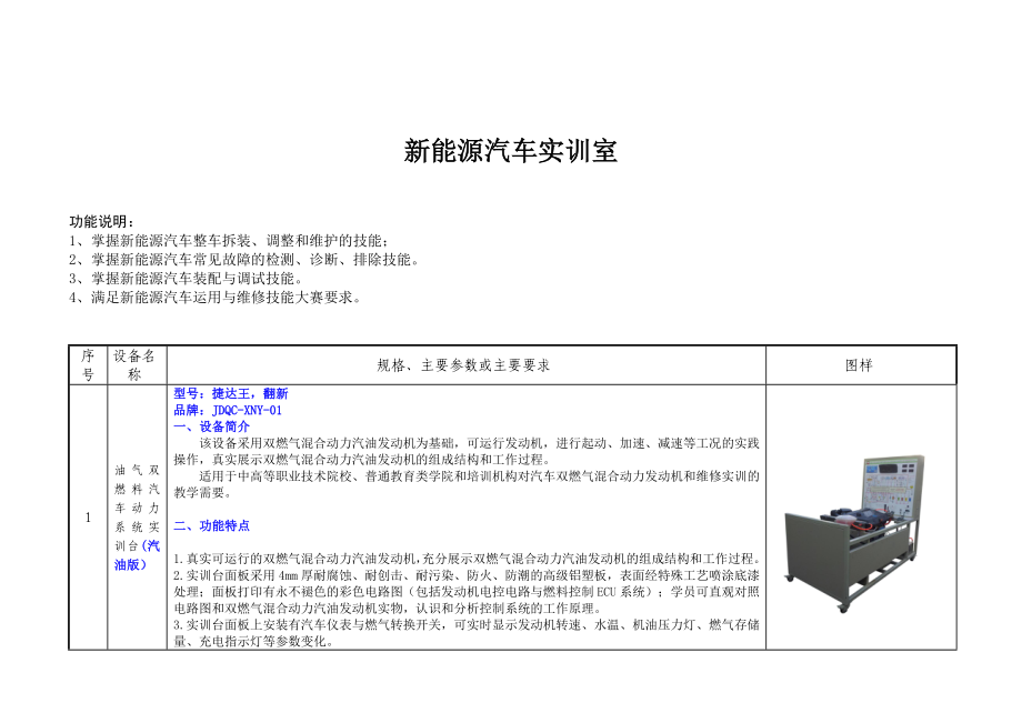 新能源汽车实训室.doc_第1页