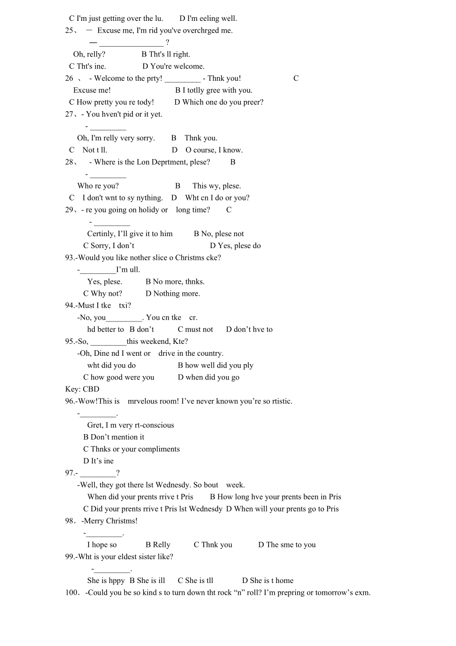 [教学]最新大夜学英语b电大夜网考资料统考教材串讲网考题库.doc_第3页