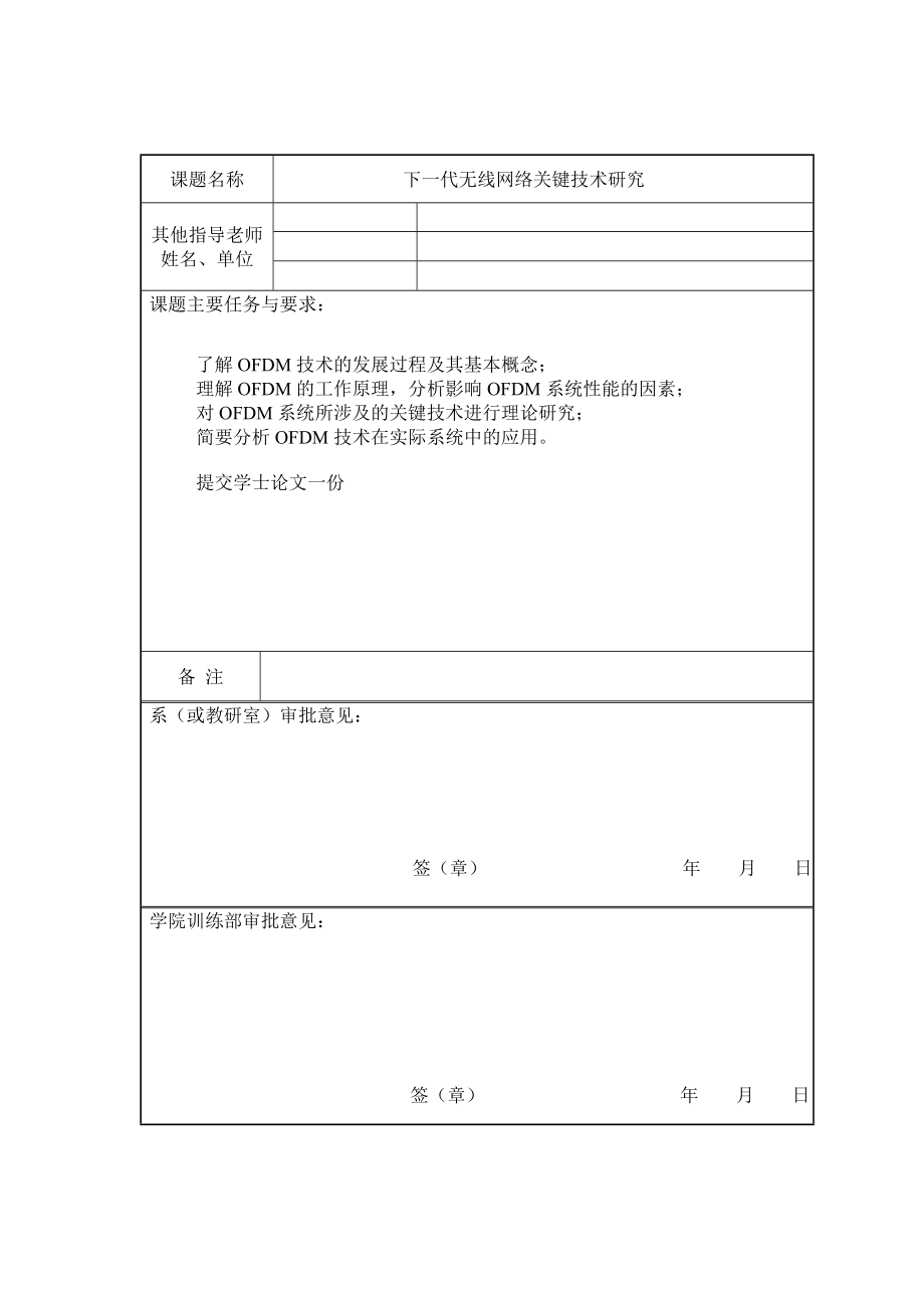 下一代无线网路关键技术研究——OFDM原理和应用 王航.doc_第2页