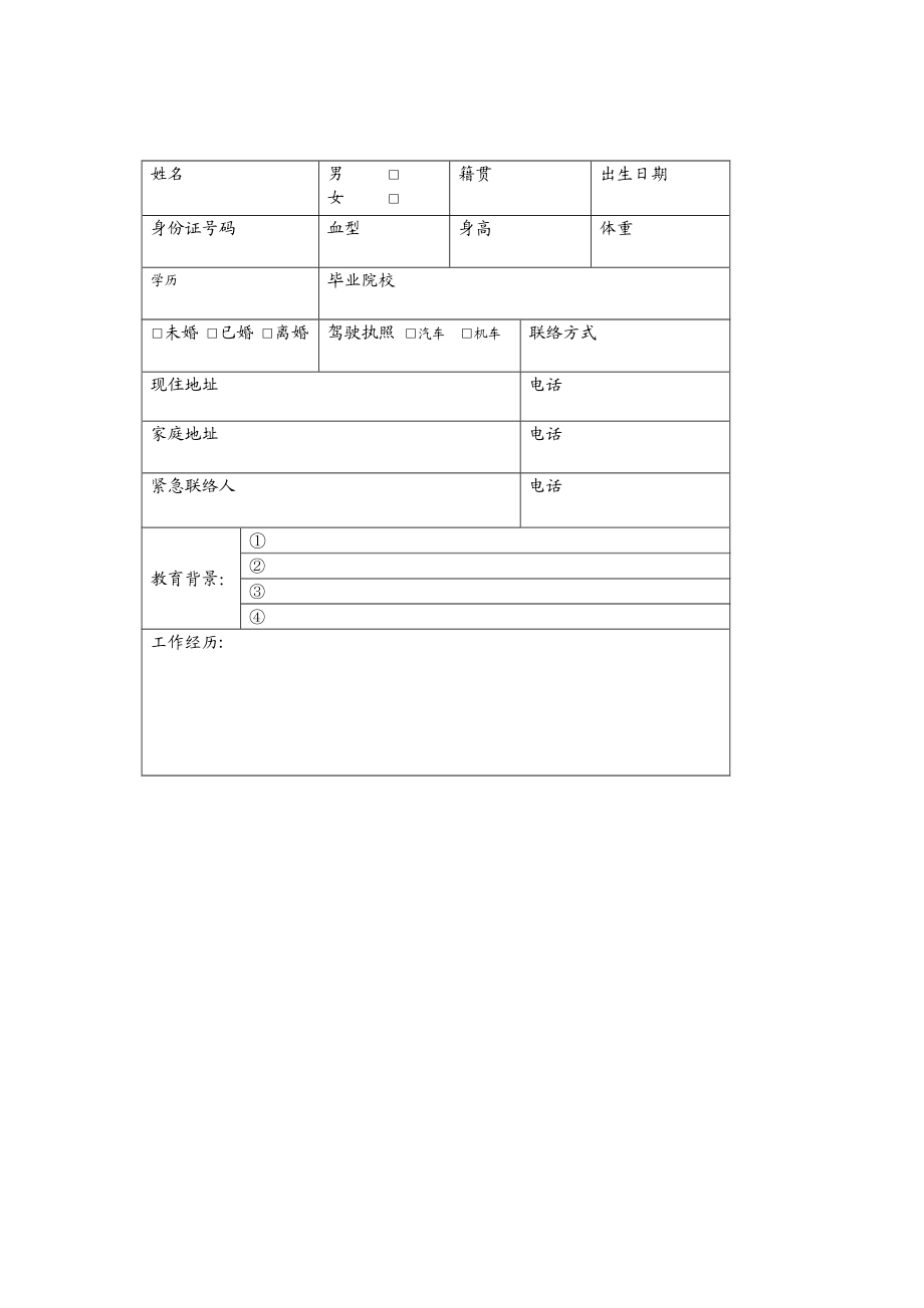 最新优良求职简历模板大全小我简历小我简历...[宝典].doc_第2页