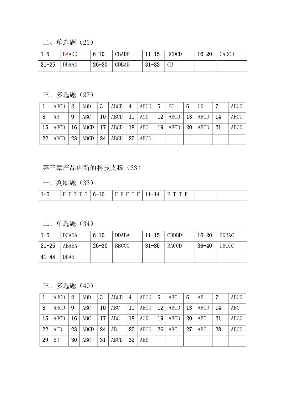 银行员工岗位资格培训考试：产品经理（三农业务）习题集参考答案.doc_第2页