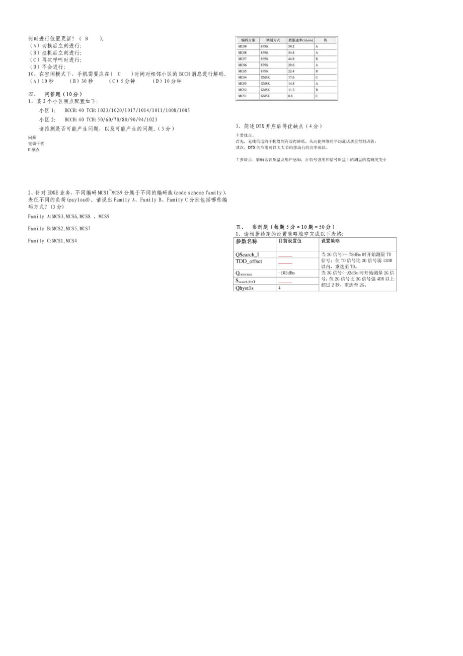 江苏移动第三 方网优认证考试.doc_第3页