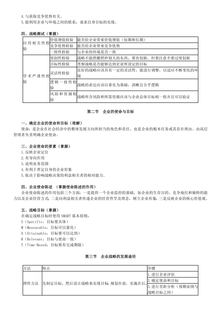 注册注册会计师公司战略冲刺串讲班讲义.doc_第2页