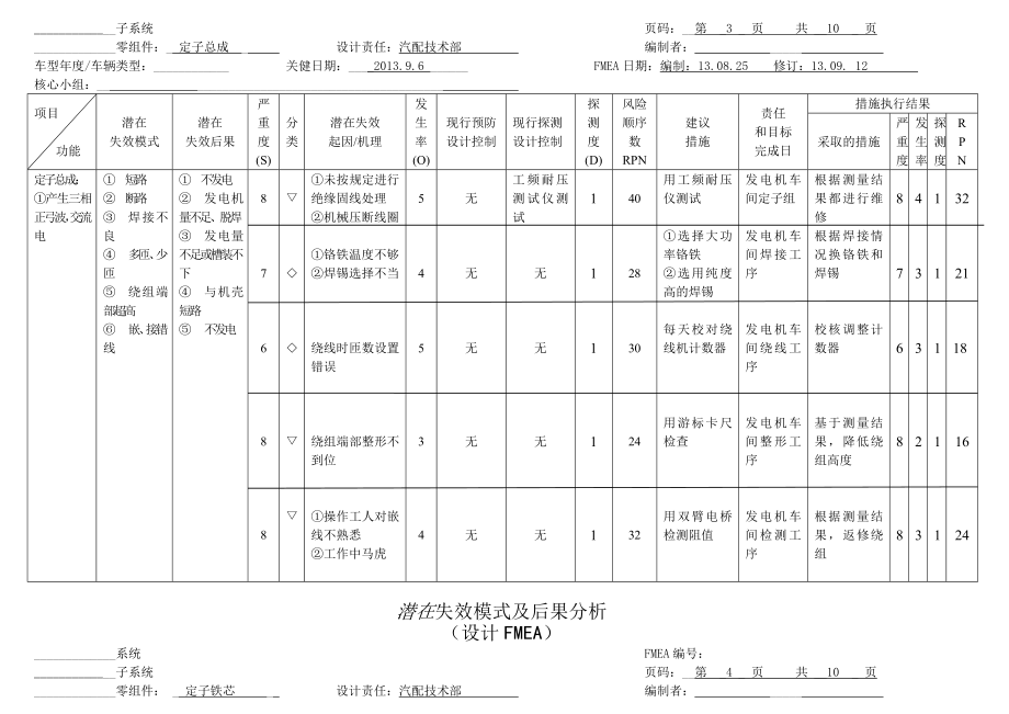 发电机设计FMEA潜在失效模式及后果分析.doc_第3页