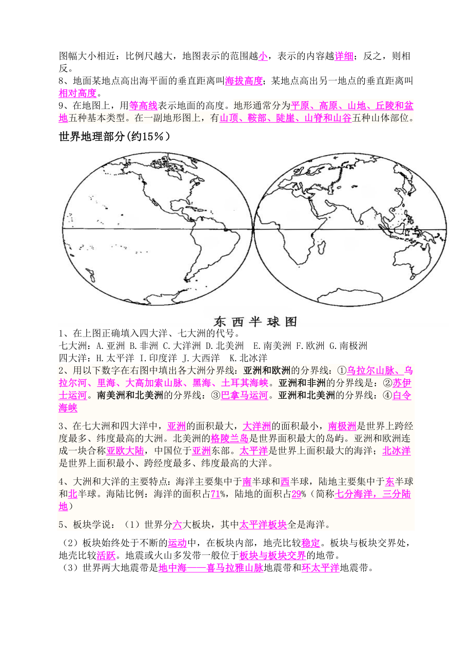 初中地理会考最全复习资料.docx_第2页