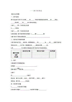 初中化学--原子的结构--练习题(含答案).doc