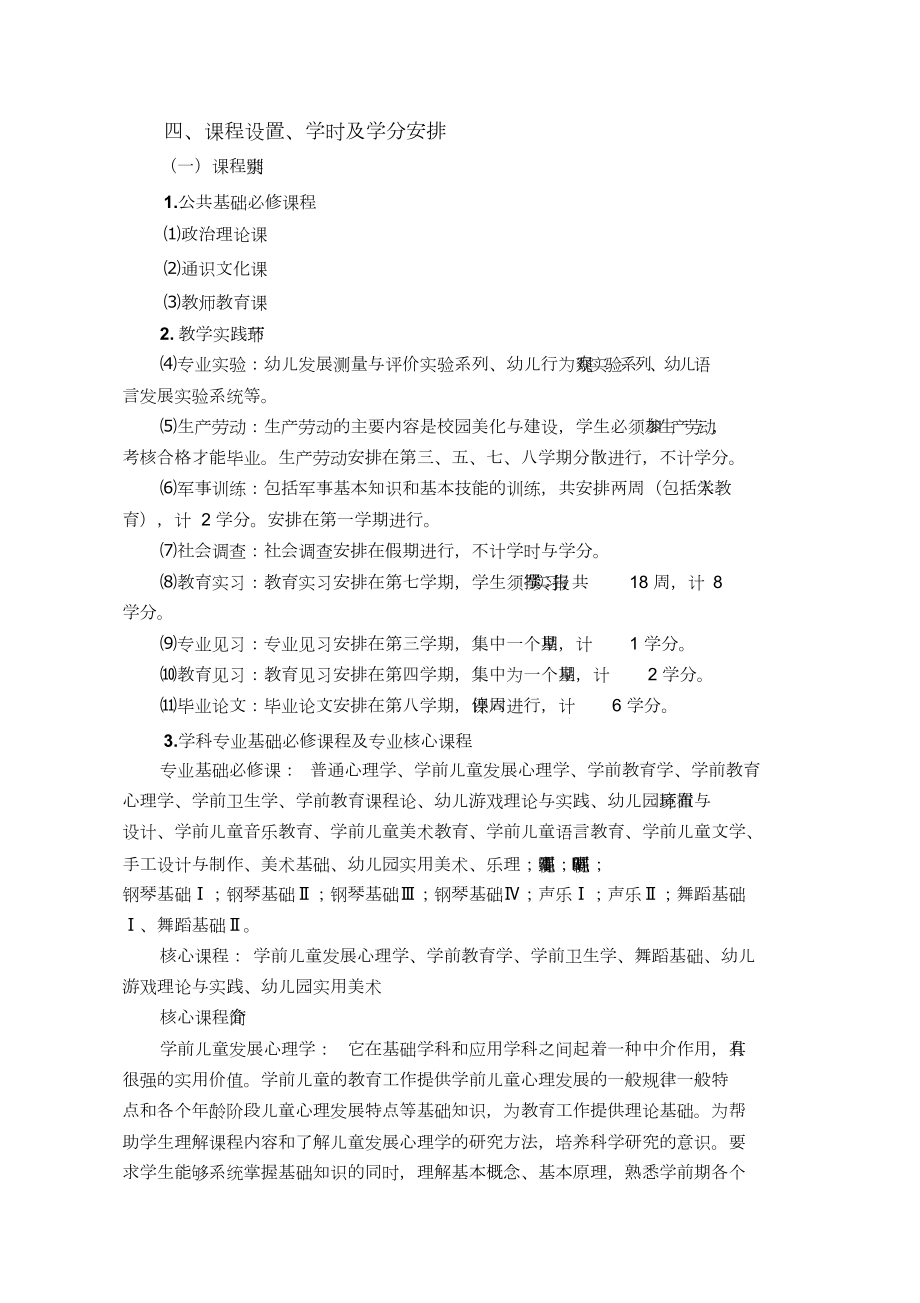 学前教育专业人才培养方案(完美版).doc_第2页