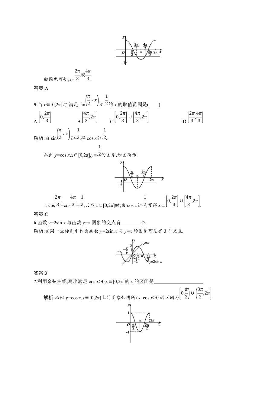 三角函数的图像与性质练习题.doc_第2页