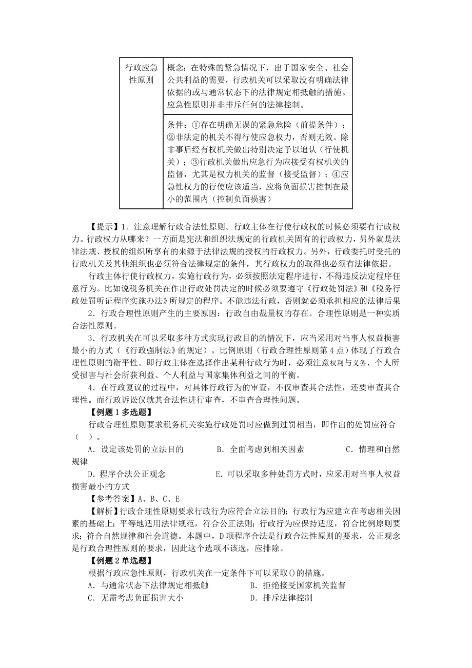 注税税务师考试税收相关法律学习笔记精编 根据国家税务总局辅导整理.doc_第2页