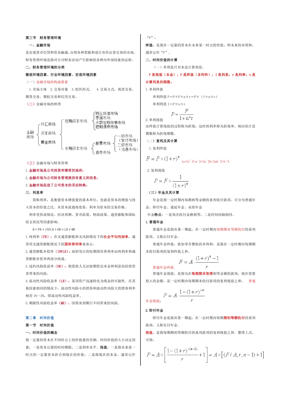 自考财务管理学(00067)复习资料.doc_第2页