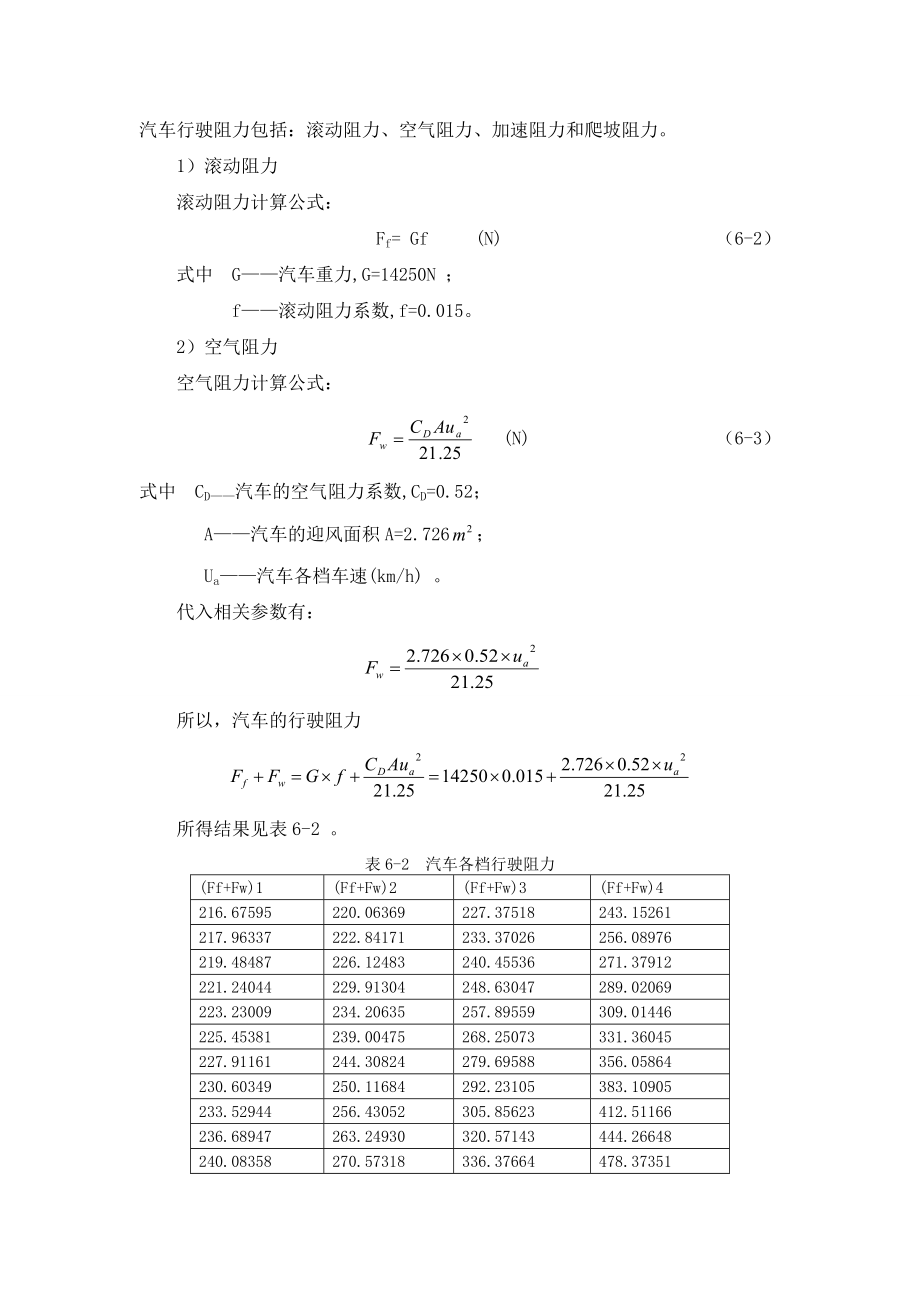 汽车整车性能计算分解.doc_第2页