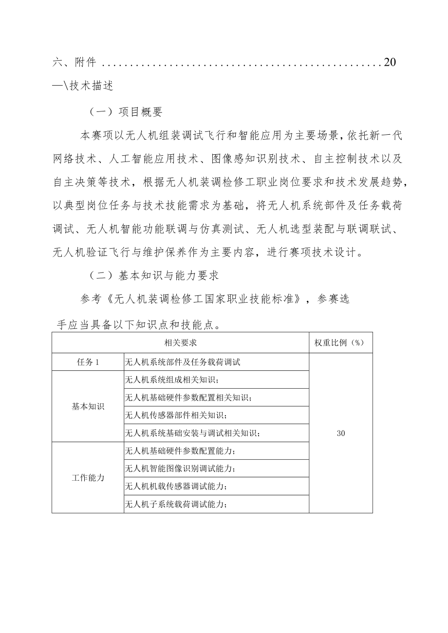 3-无人机装调检修工项目技术文件-河南省济源示范区第一届职业技能大赛技术文件.docx_第3页