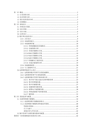 金融行业高清网络数字视频监控系统解决方案.doc