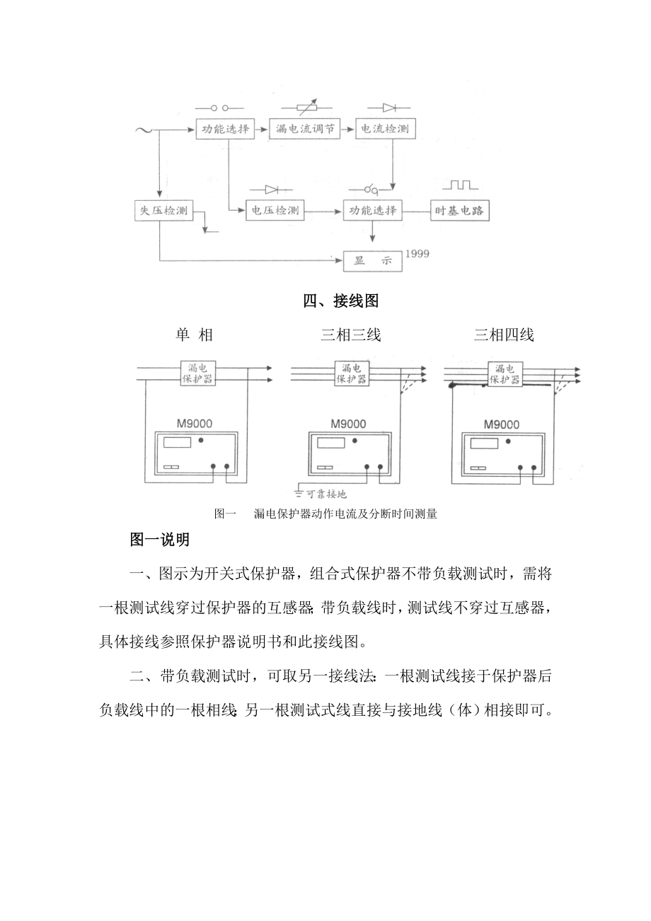 M9000漏电测试仪使用说明.doc_第3页