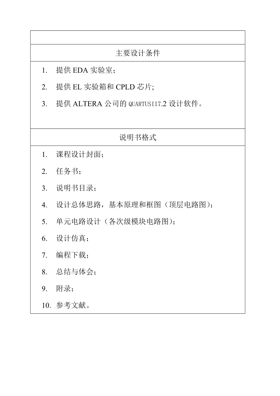 课程设计基于PLD出租车计费器的设计.doc_第2页