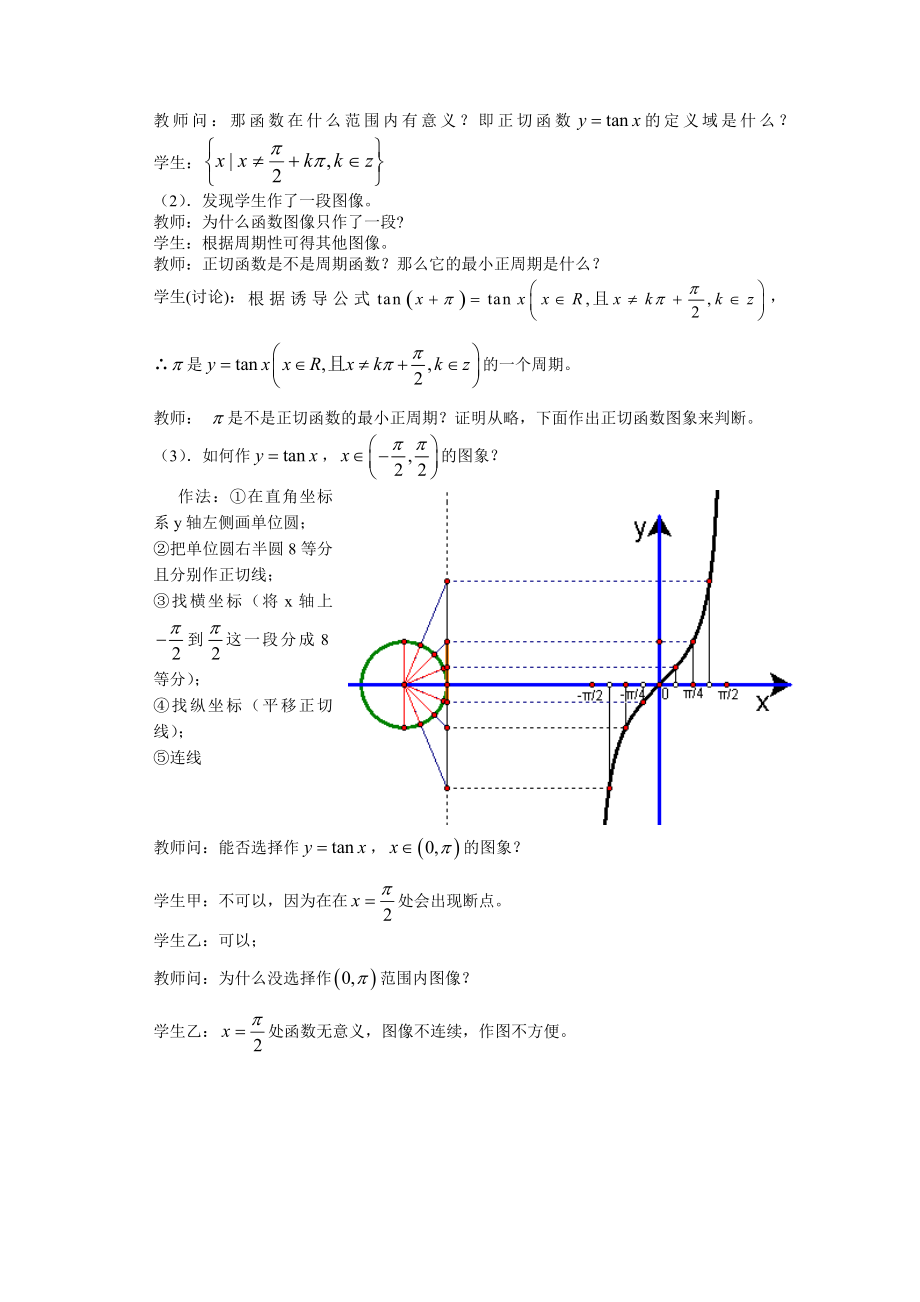 正切函数的图像与性质分析.doc_第2页