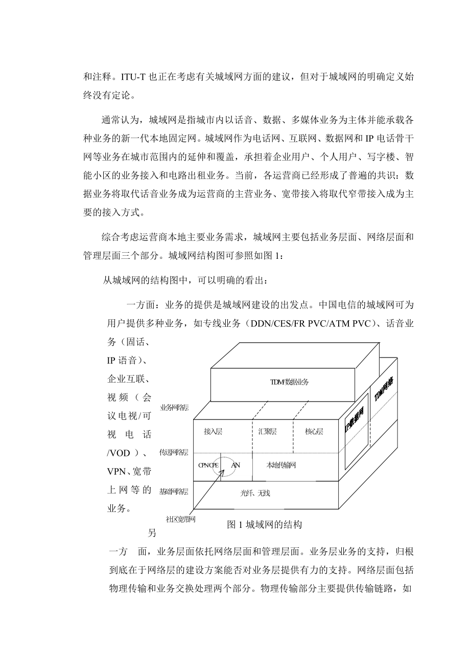 毕业设计电信城域传输网的建设方案.doc_第2页